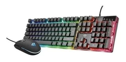 Teclado Luz Led Y Mouse 6 Botones